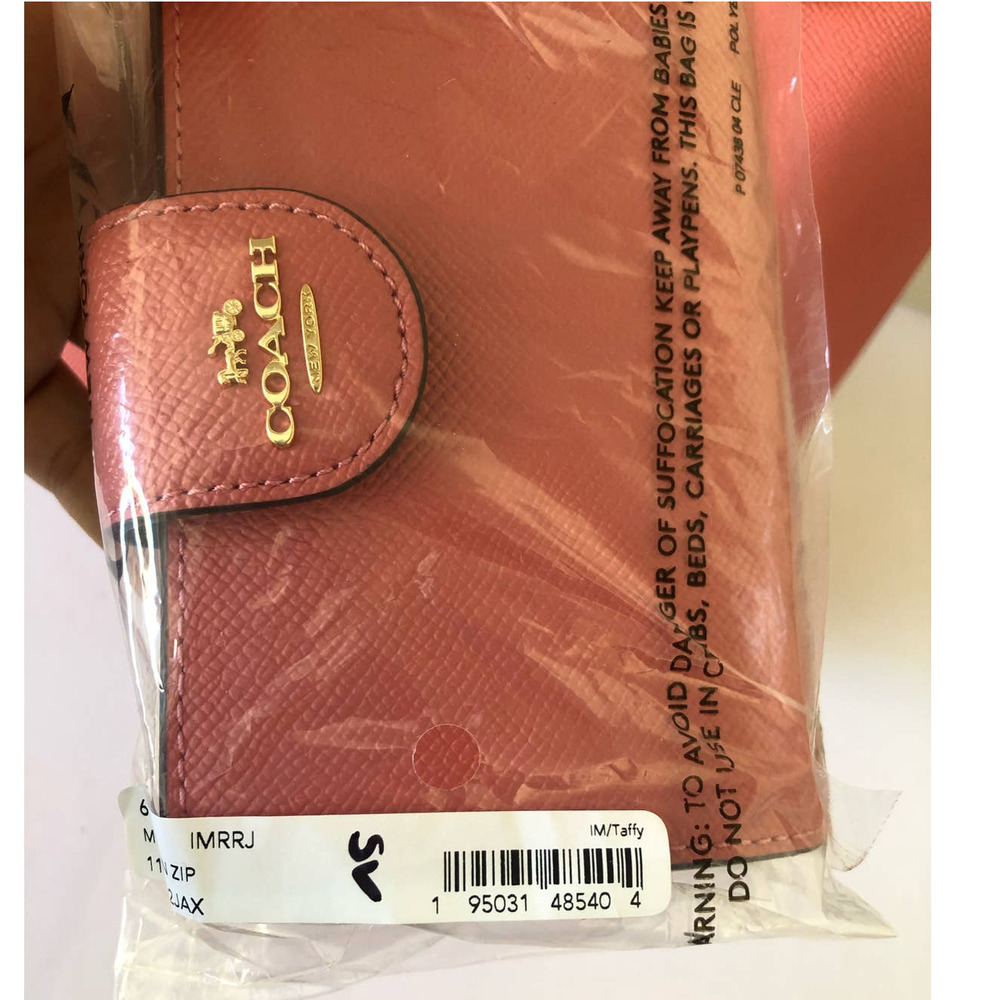 🔥Price drop Coach Gallery Tote in Taffy/Gold and wallet set - Picture 8 of 16